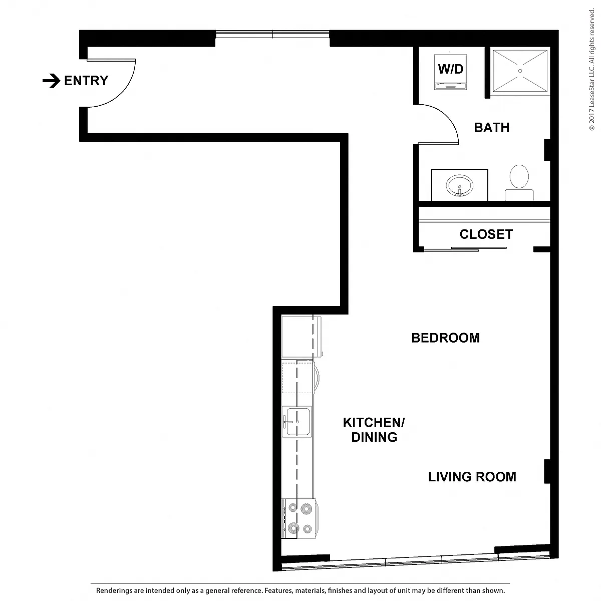 Floor plan Studio - A7