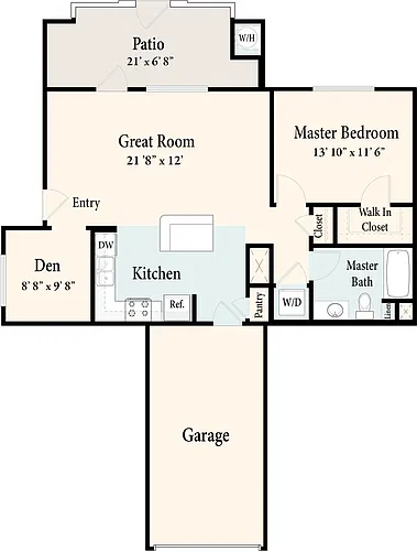 Floor plan The Flats Plan 1 - Downstairs