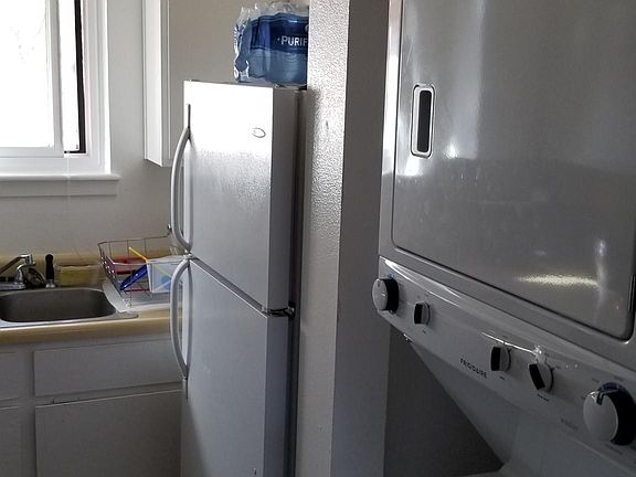 Kitchen with laundry