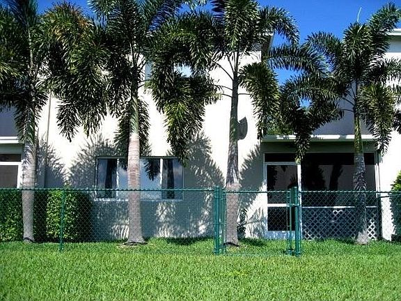 Back of townhouse.