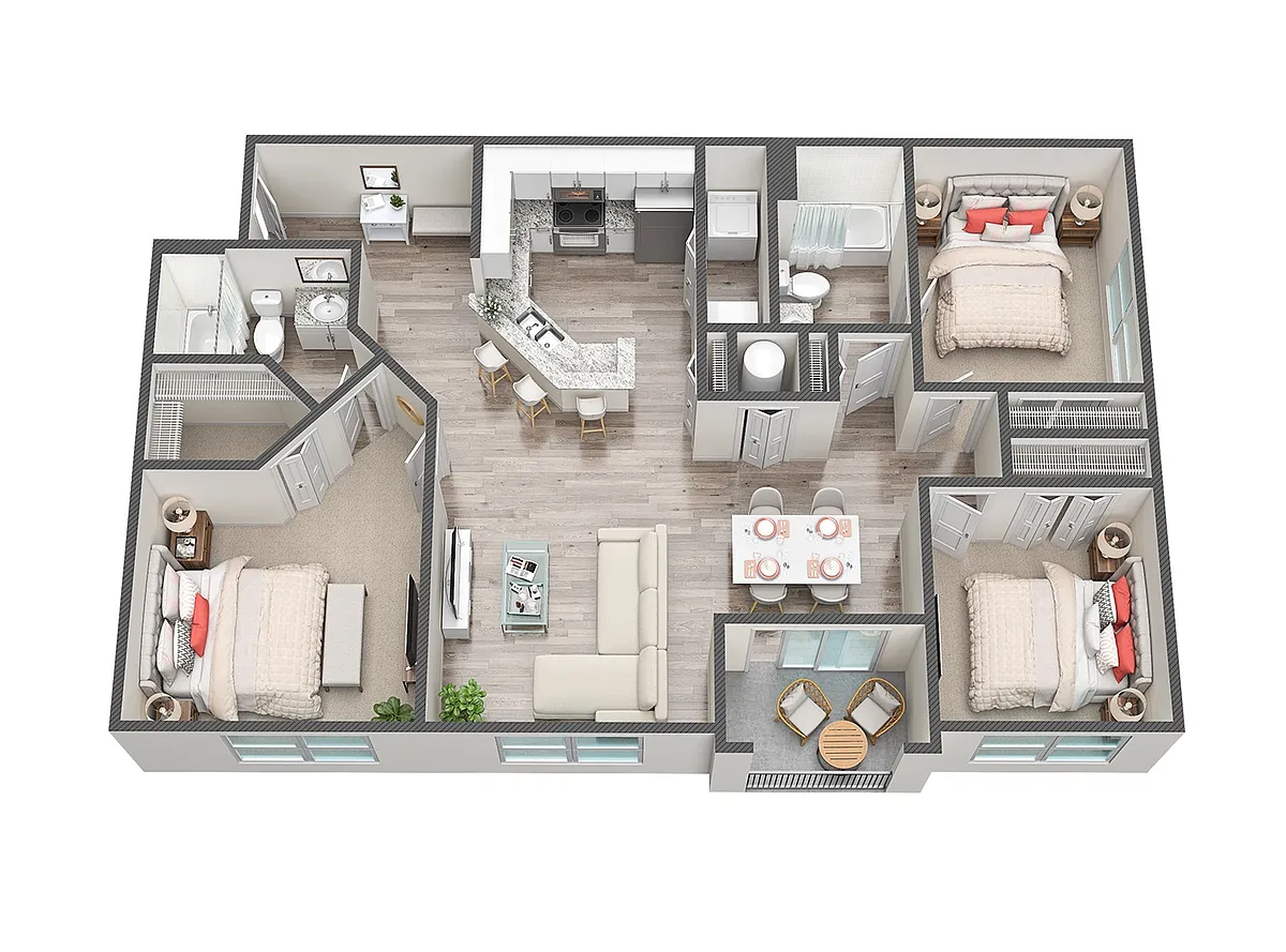 Floor plan C1