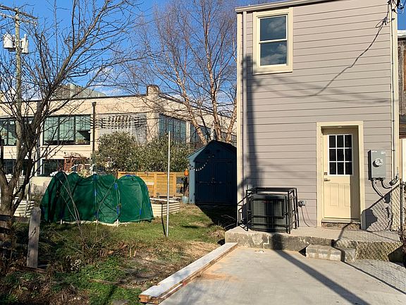 View of back from alley