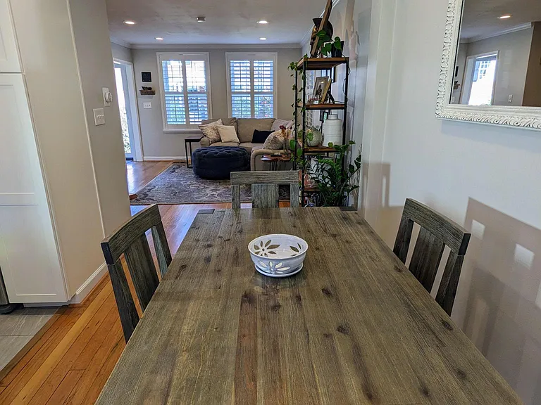 Ample room for a family dining.