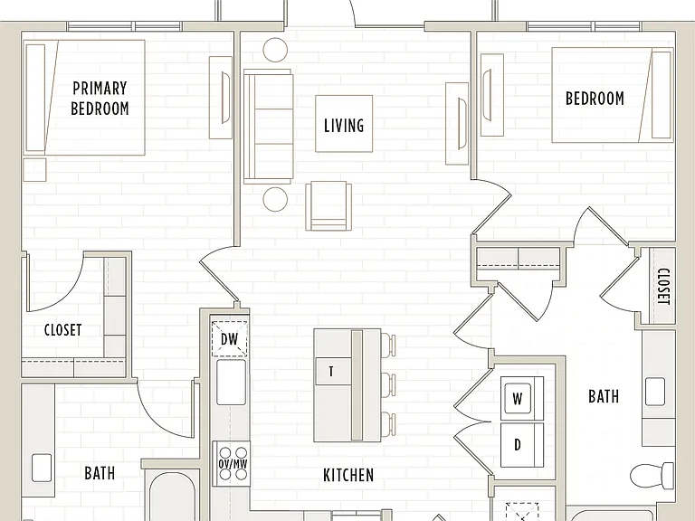 B4.3 | 2 Bed 2 Bath B4.3 | 2 Bed 2 Bath