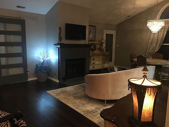 Great room with fireplace