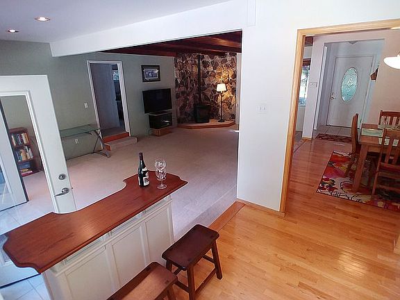 View: kitchen to living room