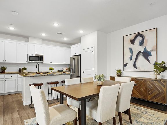 Dining area near kitchen