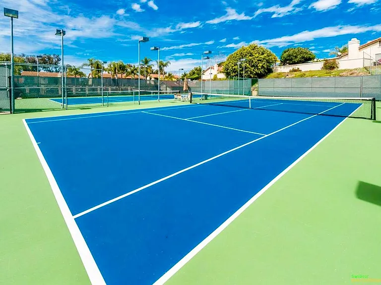 Community tennis courts