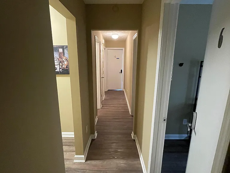 Main Hallway includes both Bathrooms and Bedrooms 3-6
