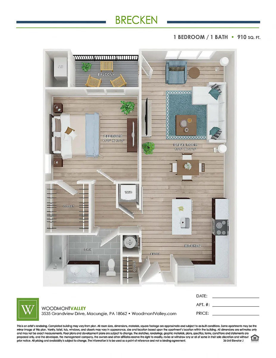 Floor plan Brecken