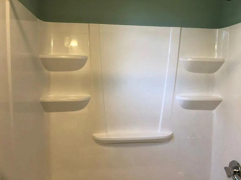 Bathroom with full bath and shower