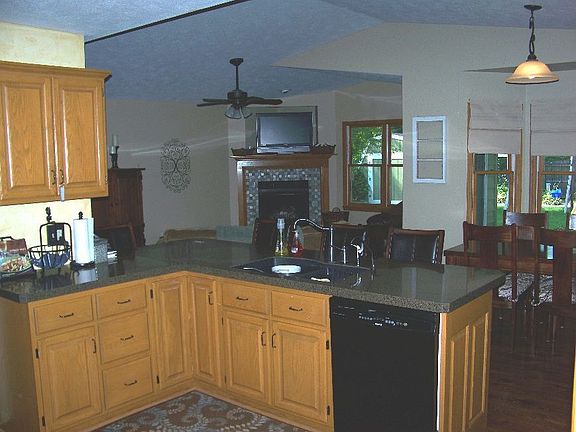 Kitchen, Breakfast Nook, and Added Family Room