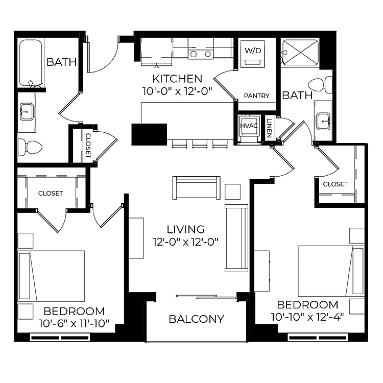Floor plan 607