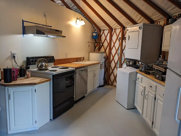 Recently added a stainless steel dishwasher and range hood.