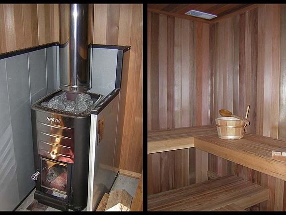 Sauna interior