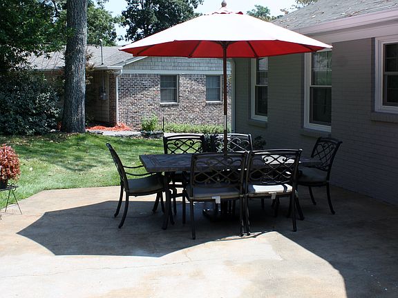 Rear patio