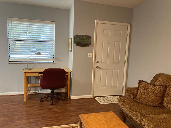 Desk in living room