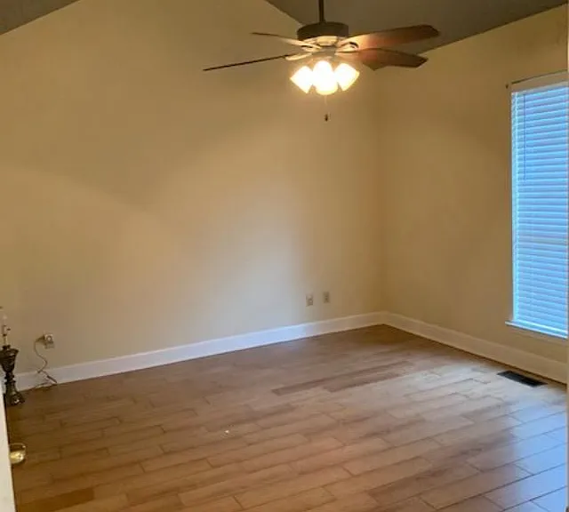 Master Bedroom with vaulted ceiling