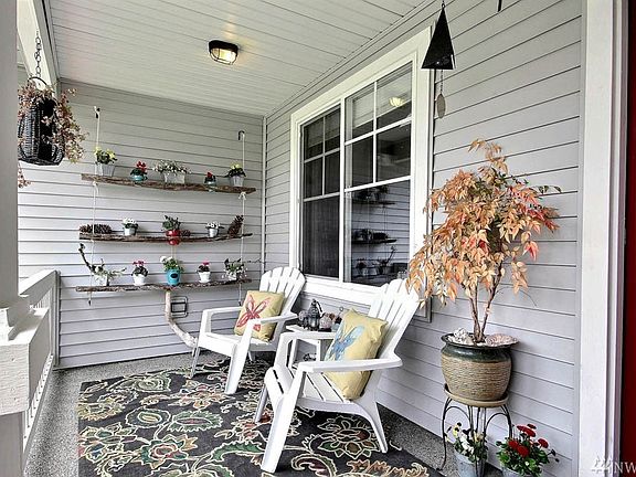 Relax on your over-sized front porch