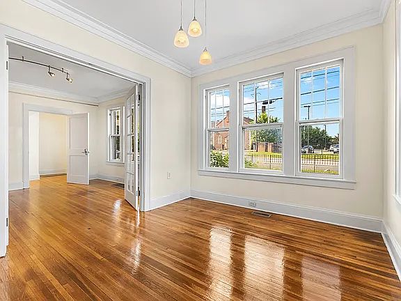 Living room and entrance area
