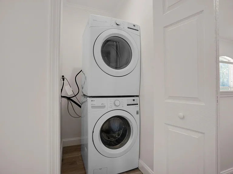 Laundry closet