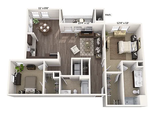 Floor plan B6