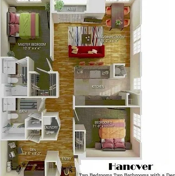 Hanover floorplan Hanover floorplan