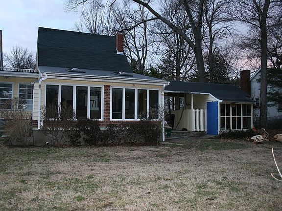 Back of Sunporch & attached greenhouse/woodshed