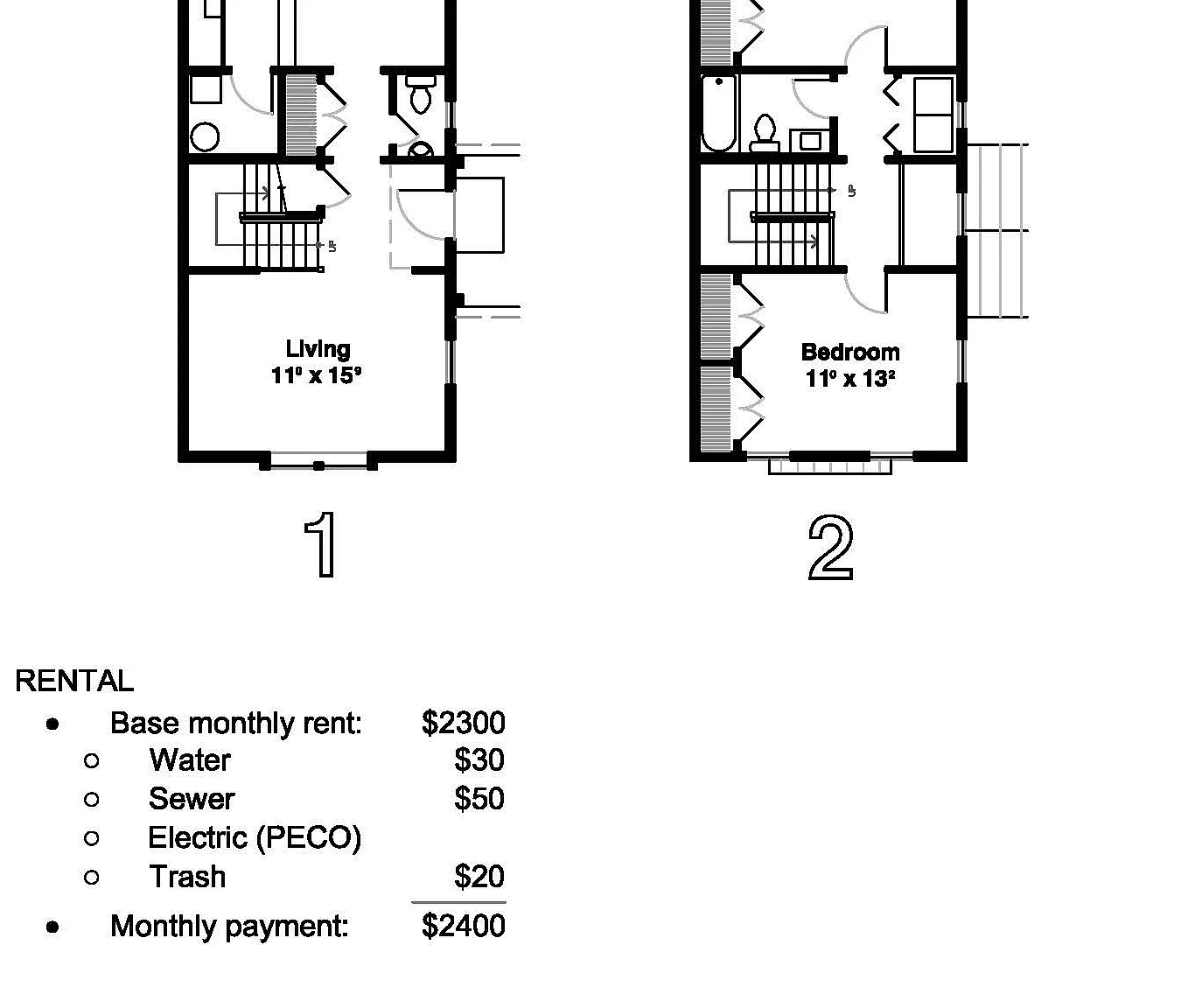2 bed, 1.5 bath, 1198 sqft, $2,400 — Photo 4