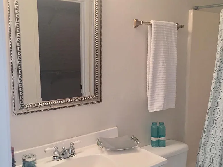 Master bath with large vanity