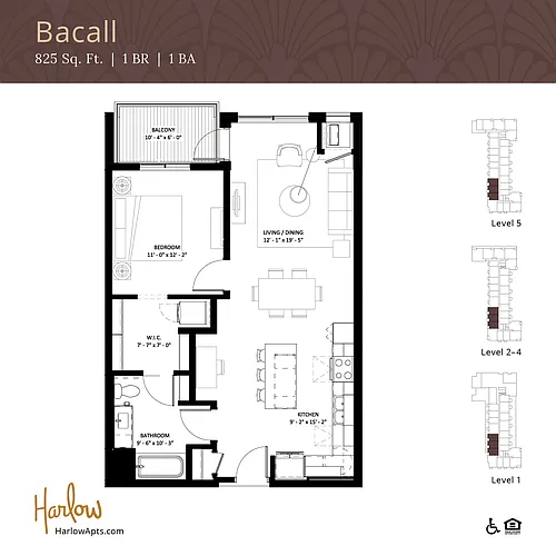 Floor plan Bacall