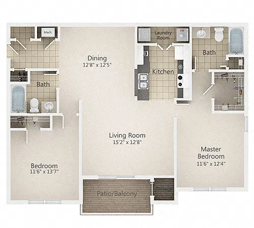 Floor plan 2A Floor Plan
