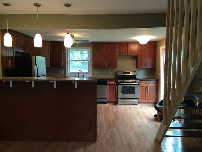 kitchen from living room