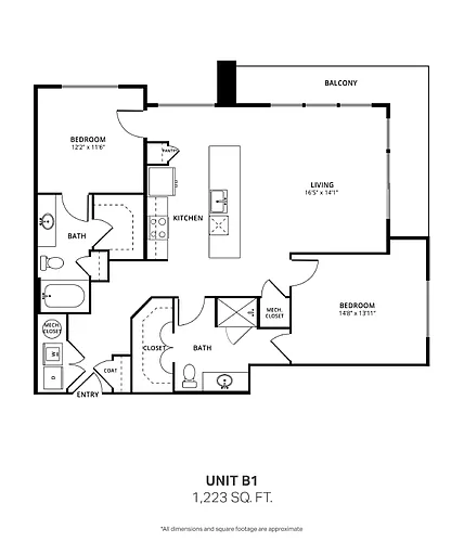 Floor plan B1