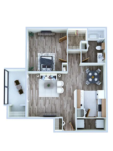 Floor plan Afton Oaks