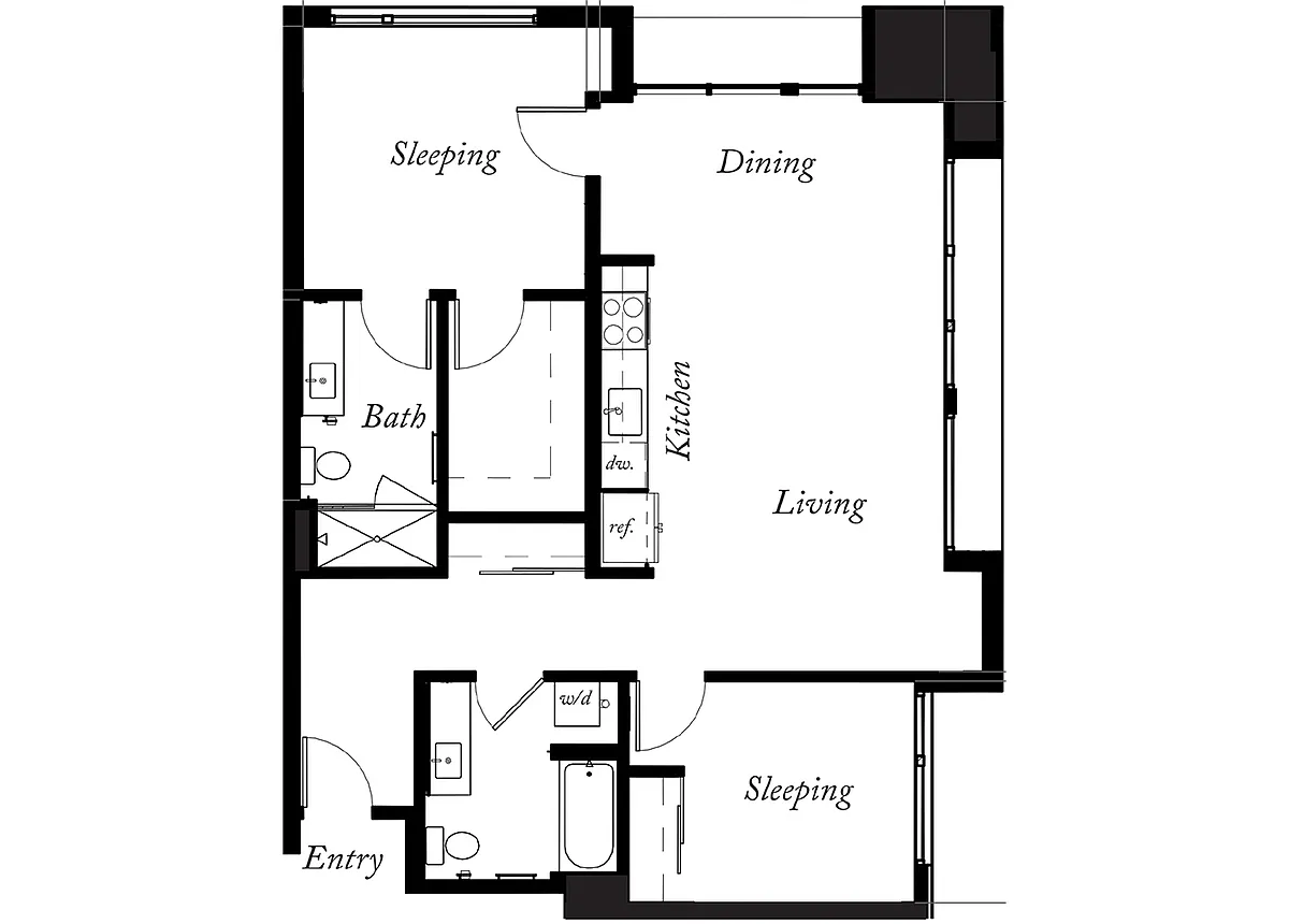 Floor plan B15