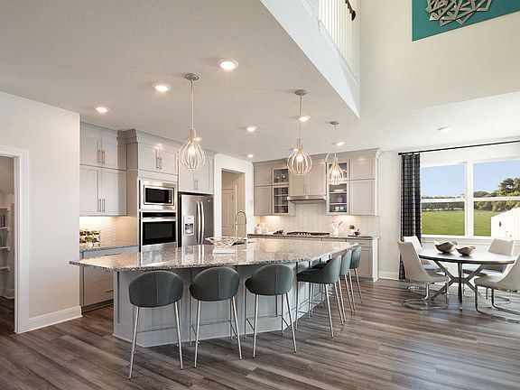 Entertain in the Pecans s kitchen with an over-sized eat-at island.