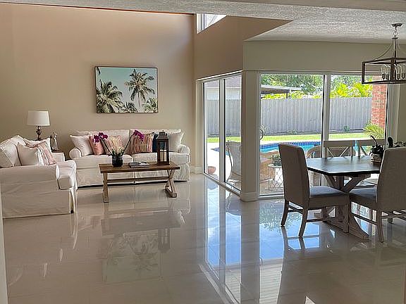 Porcelain floors