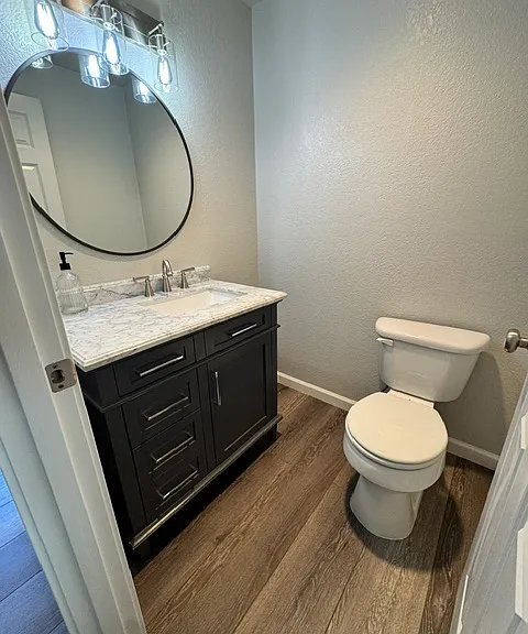 Main floor half bath