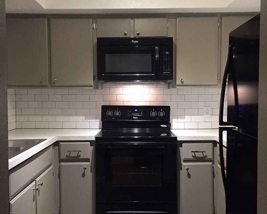 Kitchen; new appliances, counters + sink