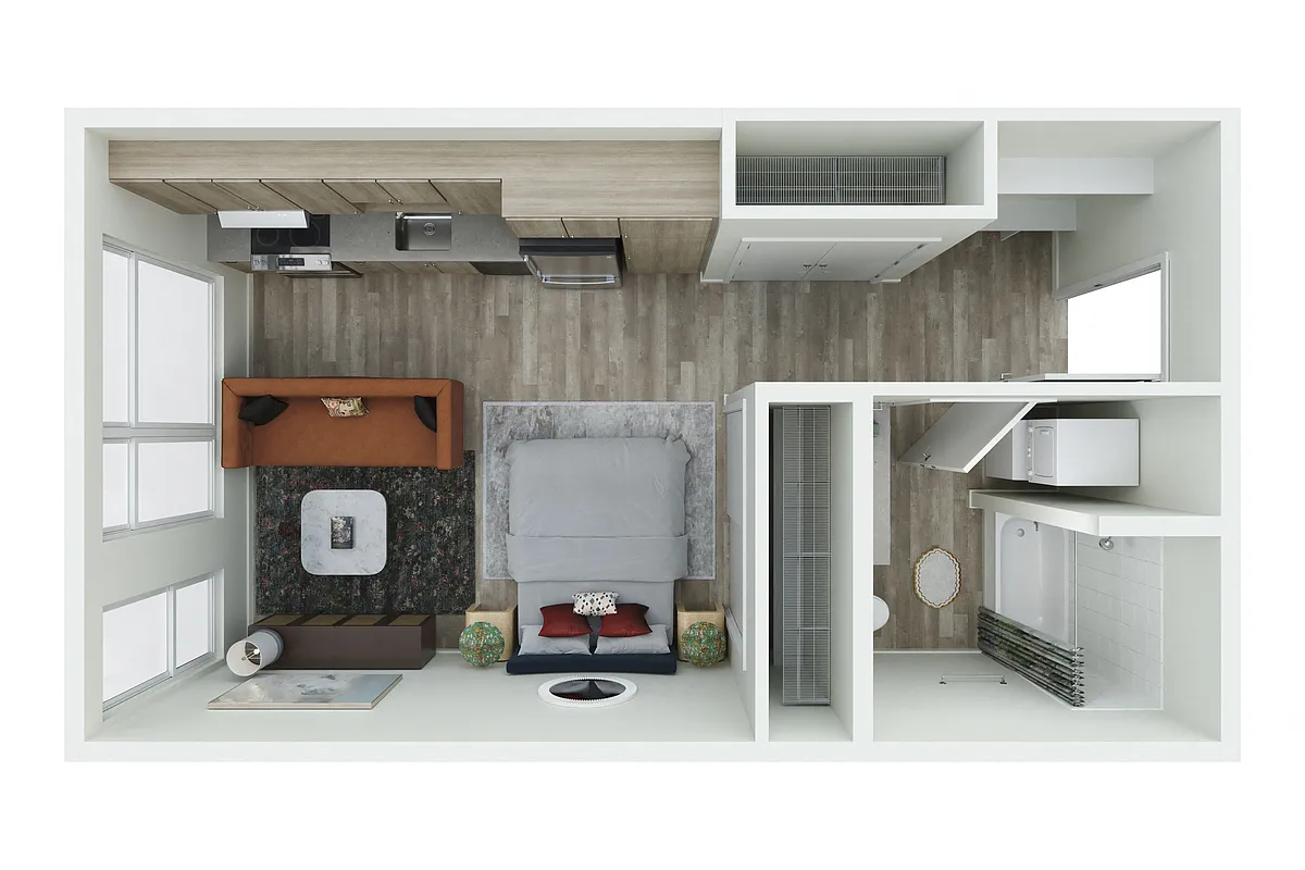 Floor plan Studio - S.02