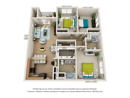 Floor plan The Southport