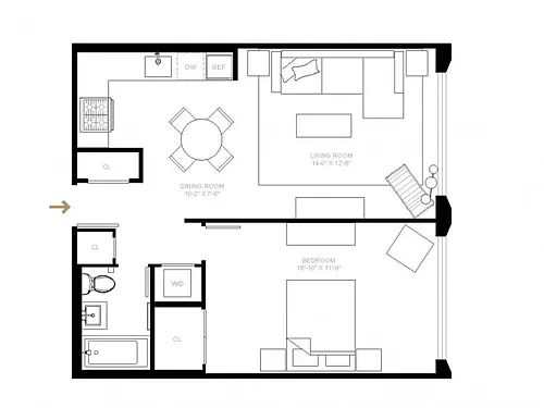Floor plan A19-R