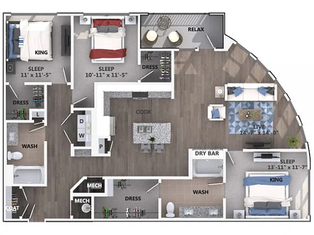 Floor plan D5