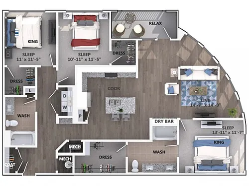 Floor plan D5