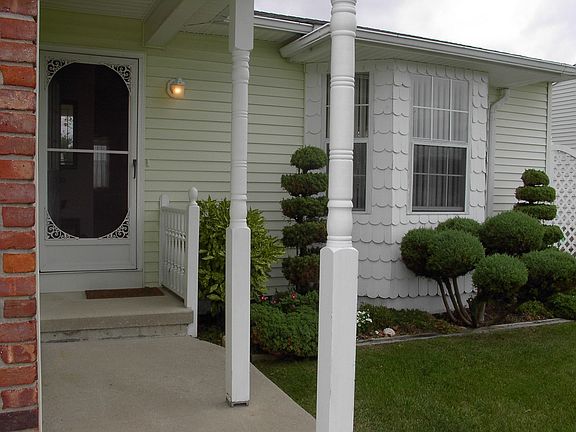 front porch and entry