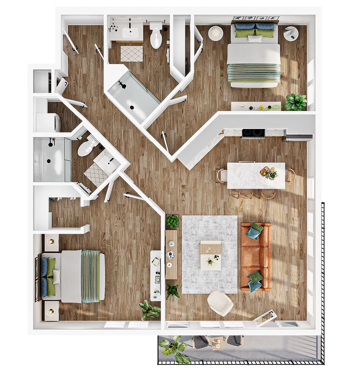 Floor plan B2