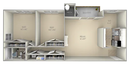 Floor plan The Fairfax
