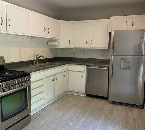 Kitchen with new flooring