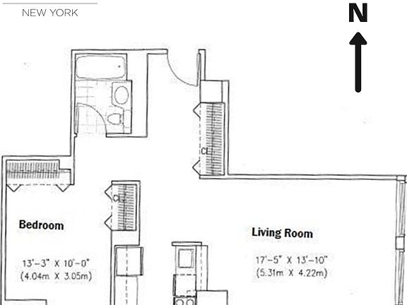 2nd image of 88 Greenwich St APT 1315